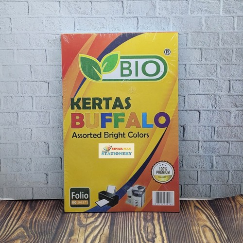 Bio Kertas Buffalo Kuning 100 Sheet