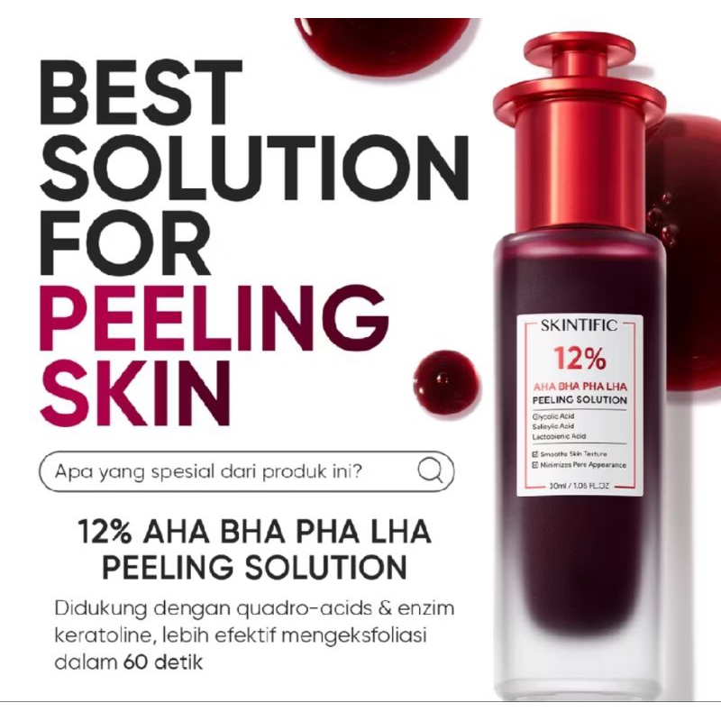 Skintific pelling serum