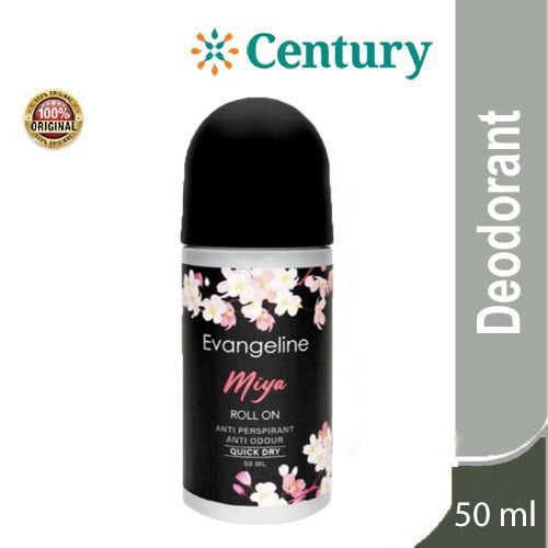 EVANGELINE ROLL ON MIYA 50ML / DEODORANT / WANGI