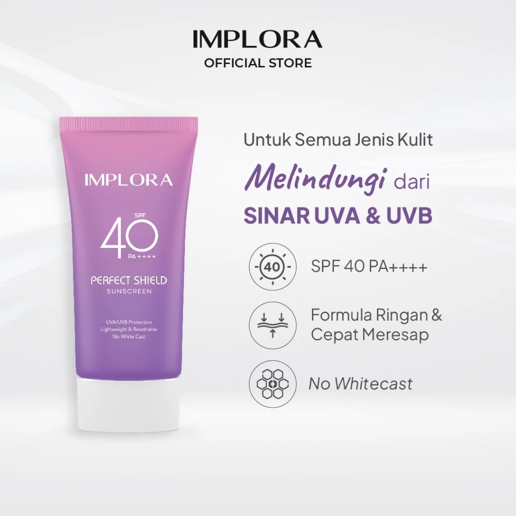 Implora Perfect Shield Sunscreen SPF 40 PA++++ 50ml