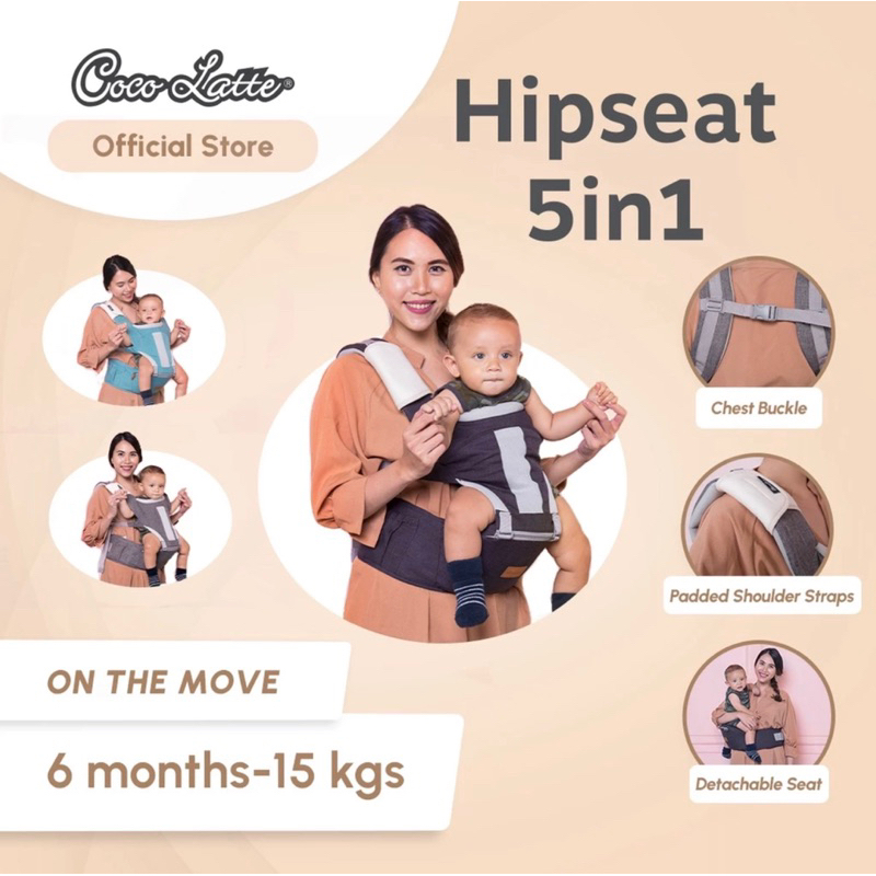 COCOLATTE HIPSEAT 5IN1