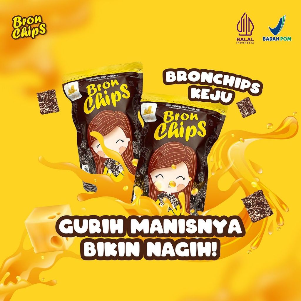 BronChips Keripik Brownies Kripik Bron Chips