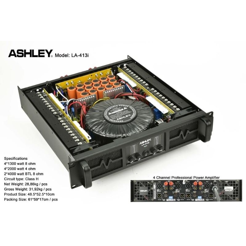 ashley power 4ch LA 413i