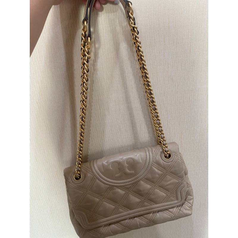 Tory Burch Soft Fleming Almond Medium