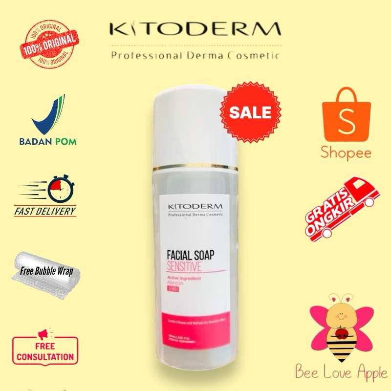 Kitoderm Facial Soap Sensitive Jernih