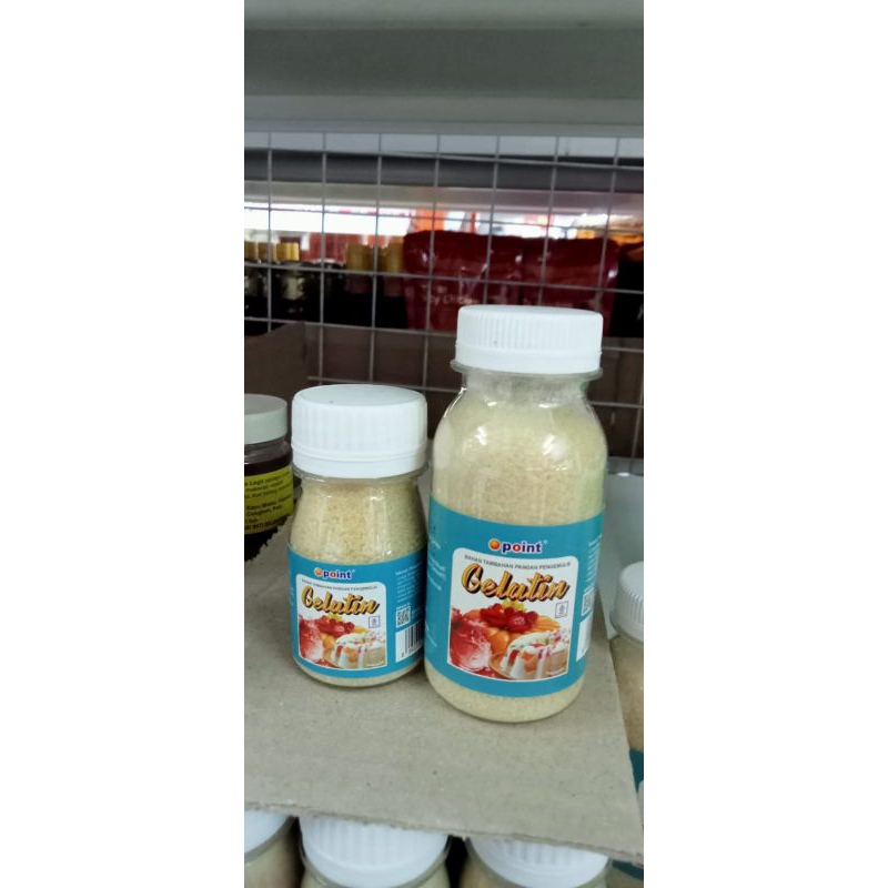 Point Gelatin Bubuk, Kemasan Botol
