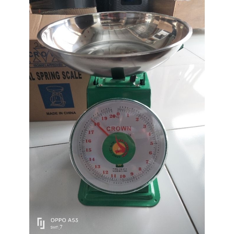 Timbangan manual crown