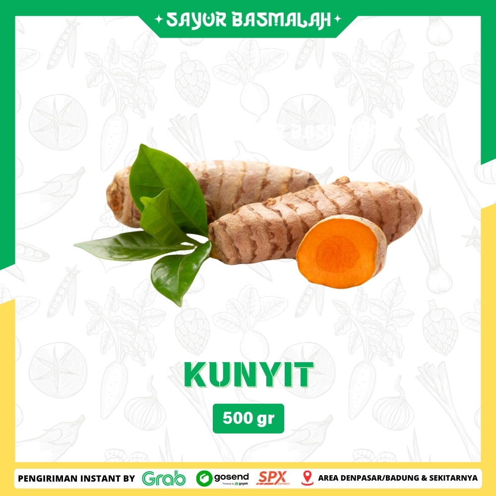 Kunyit 500gr  -  Sayur Basmalah