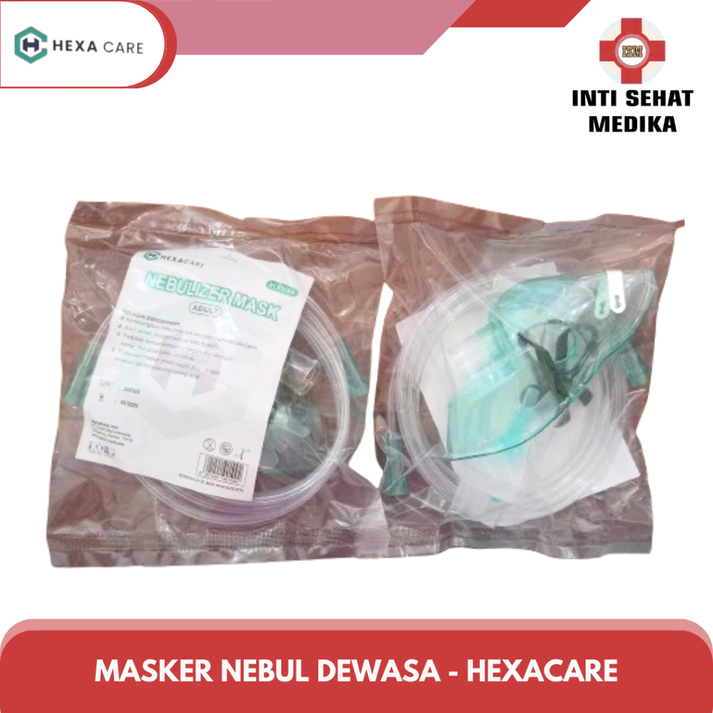 Masker Nebulizer Dewasa Hexacare