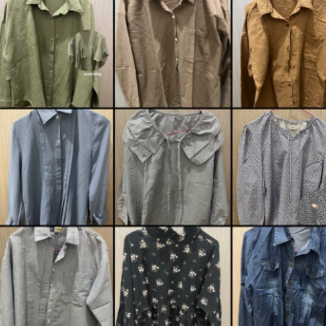 kemeja/blouse/sweater