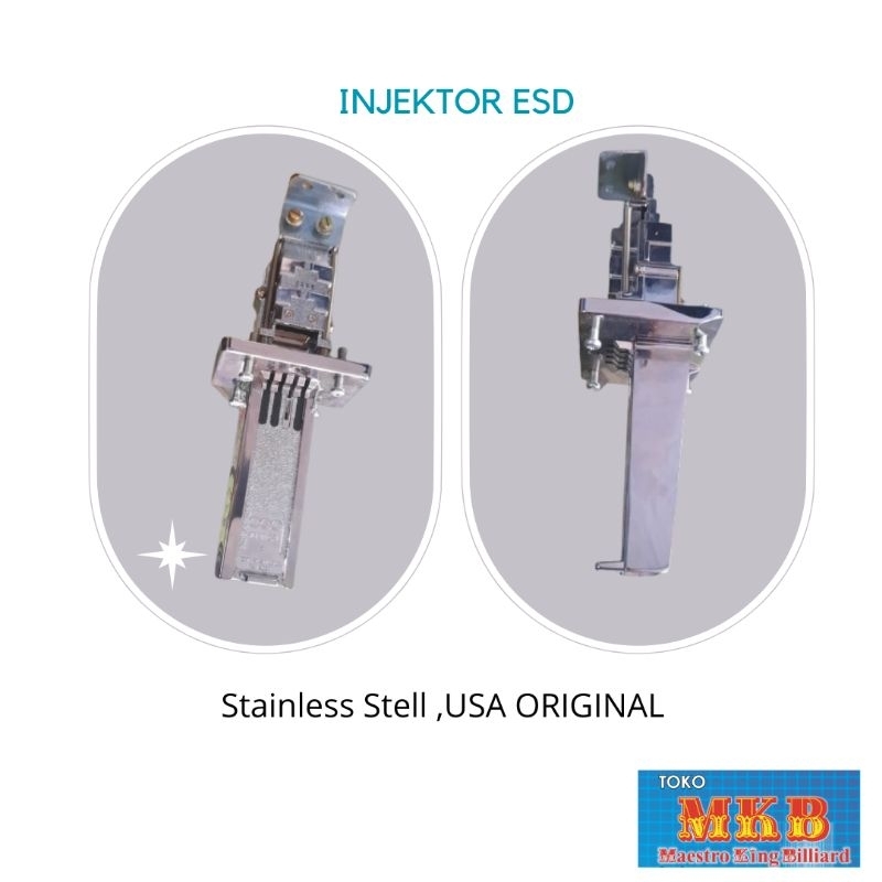 INJECTOR ESD Vertical 4 pool table set 1-2,4 cn token