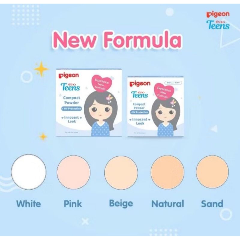 PIGEON COMPACT POWDER UV PROTECTION