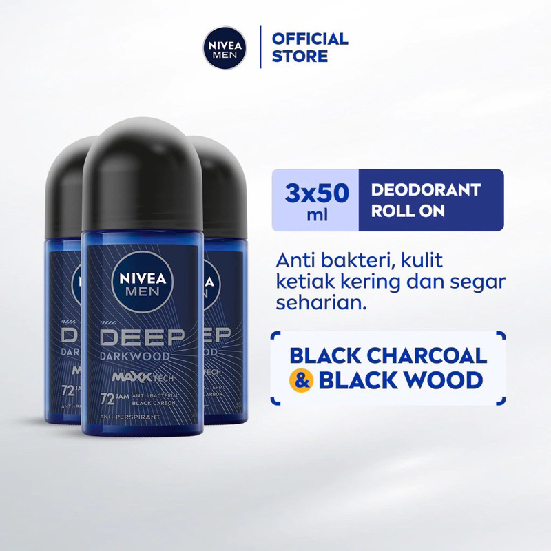 ❤️MUFLIH❤️Nivea Deodorant Men 50Ml
