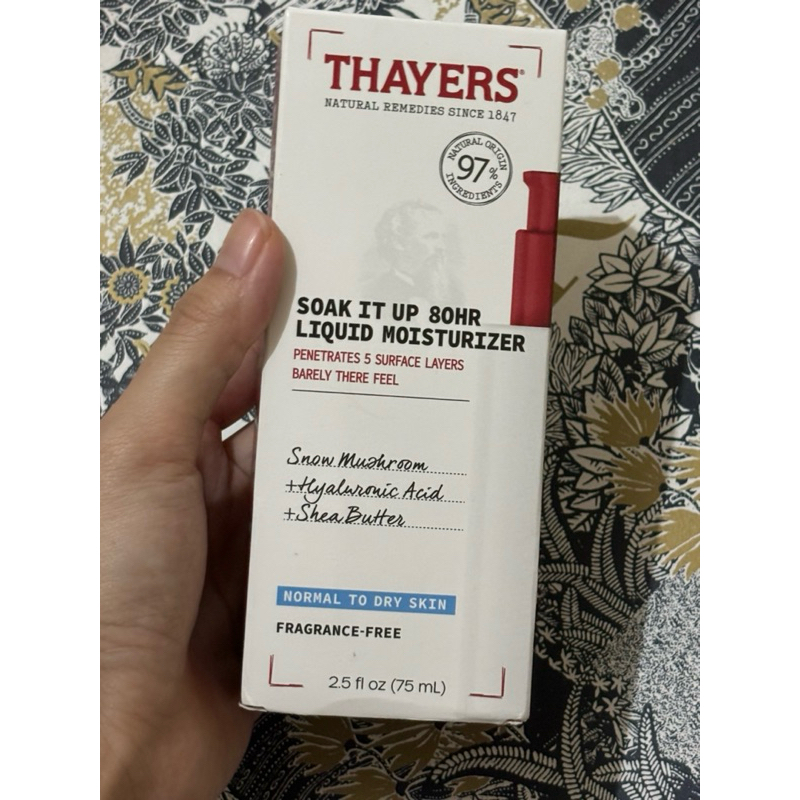 Thayers Liquid moisturizer