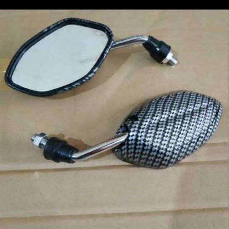 Kaca spion mini karbon Universal