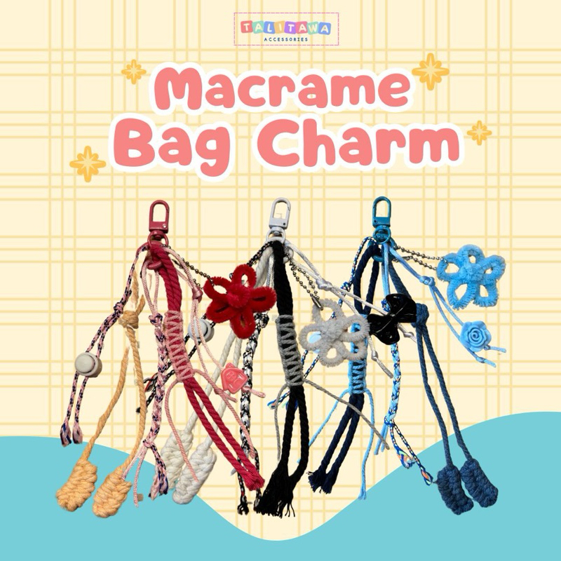 Macrame Bag Charm