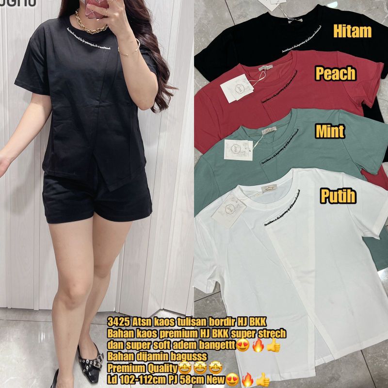3425 atasan kaos import premium
