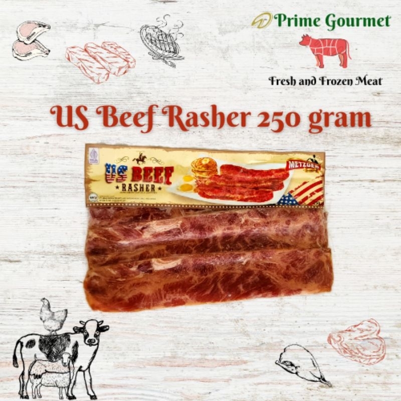 US Smoke Beef Rasher