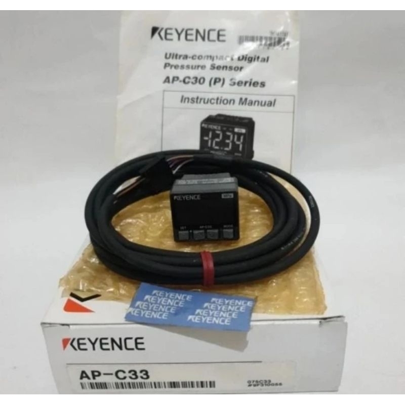 Keyence Ap-C33 Ultra-Compact Digital Pressure Sensor