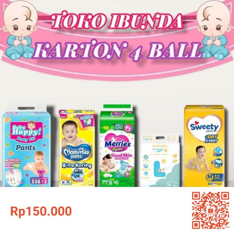 Mamy poko Kartonan 4 ball