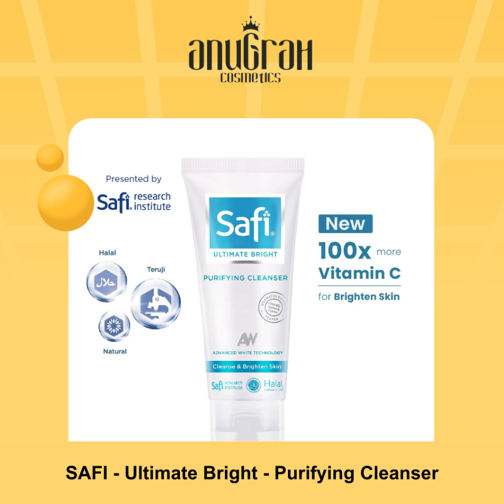 SAFI ULTIMATE BRIGHT PURIFYING CLEANSER 100 // 50GR