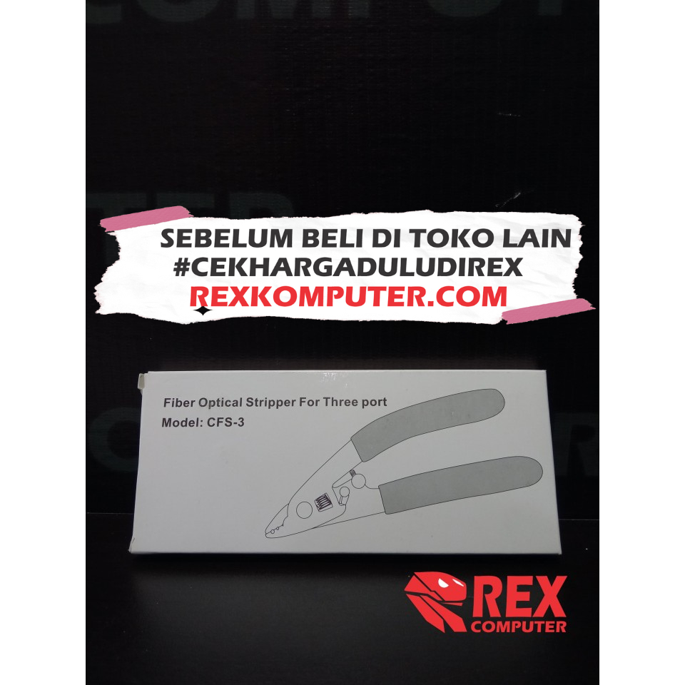 FIBER OPTIC STRIPPER 3 HOLE