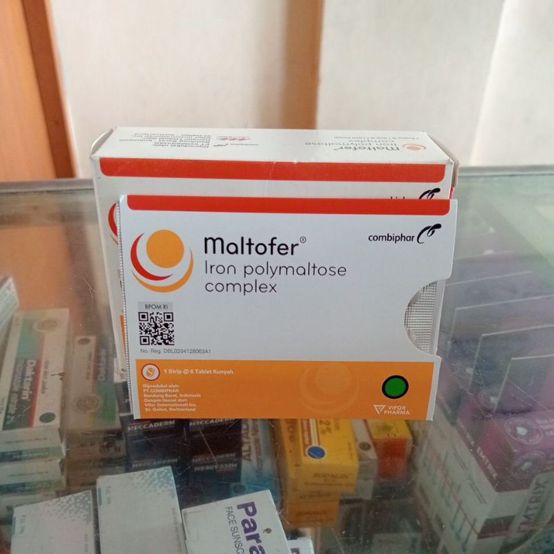 maltofer 1 strip@6 tablet kunyah