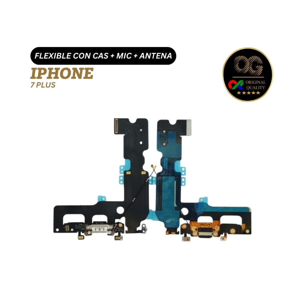 FLEXIBLE CON CAS + MIC + ANTENA IP 7 PLUS
