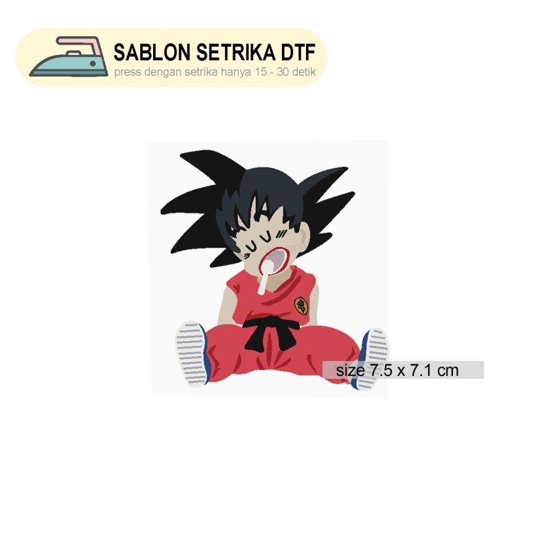 Stiker Sablon DragonBall