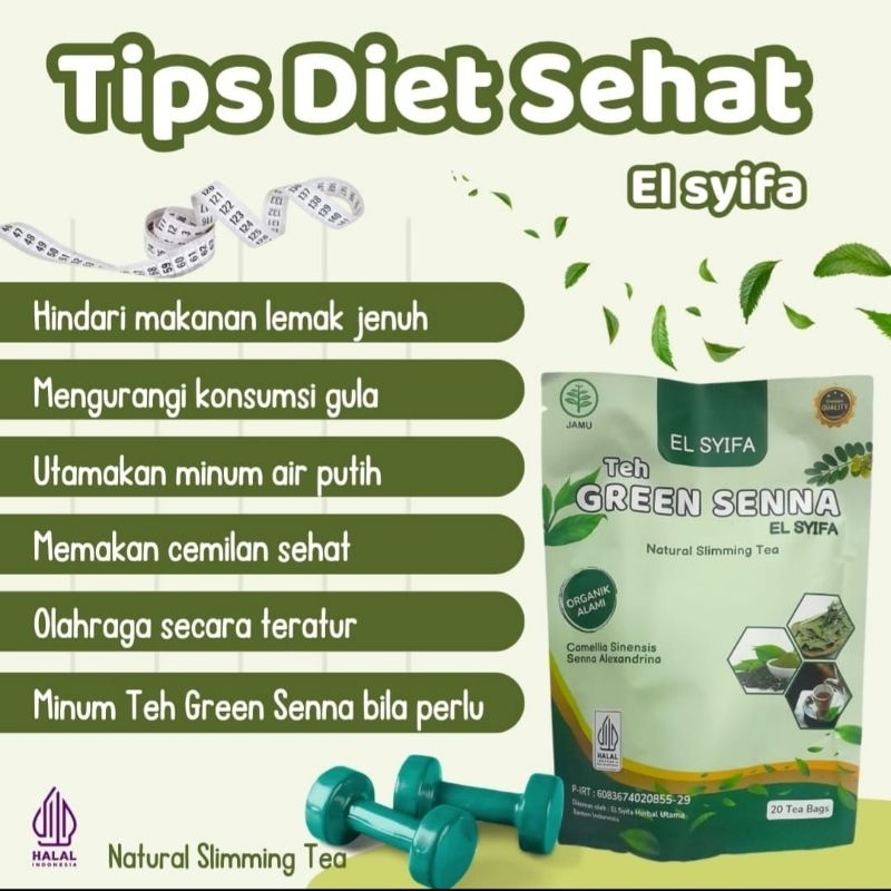 Teh pelangsing green senna