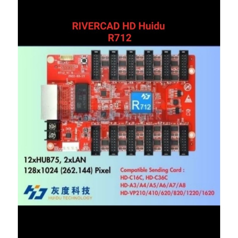 Controller Receiving Card Huidu HD-R712 Videotron