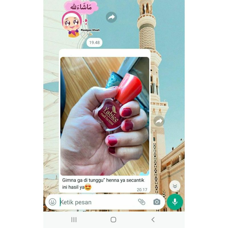 nail hena yabiee