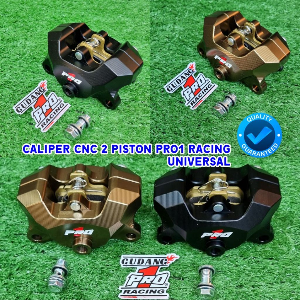 CALIPER CNC 2 PISTON PRO1 RACING UNIVERSAL