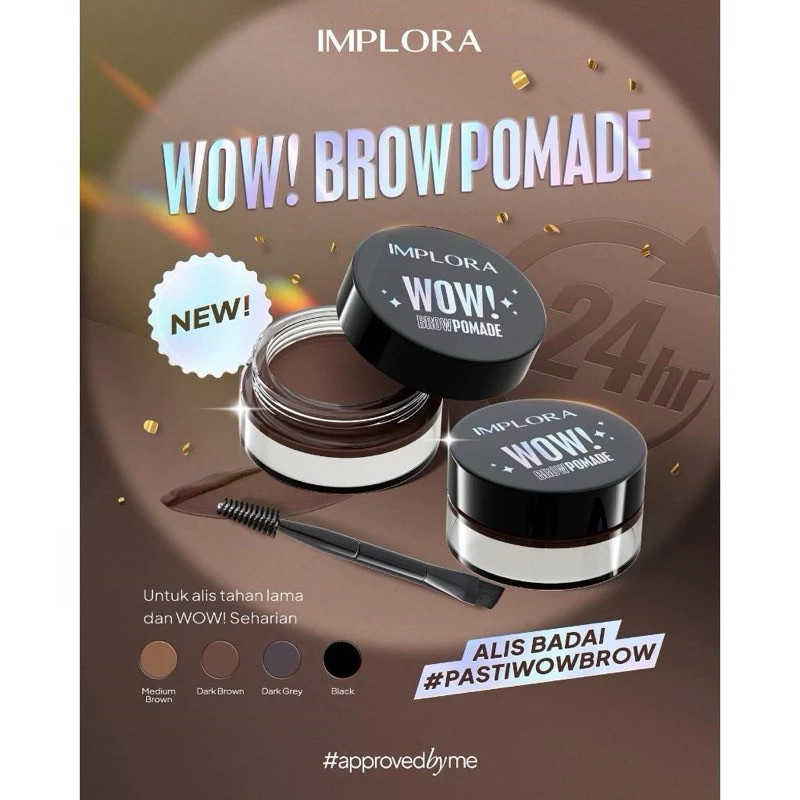 IMPLORA WOW BROW POMADE WATERPROOF
