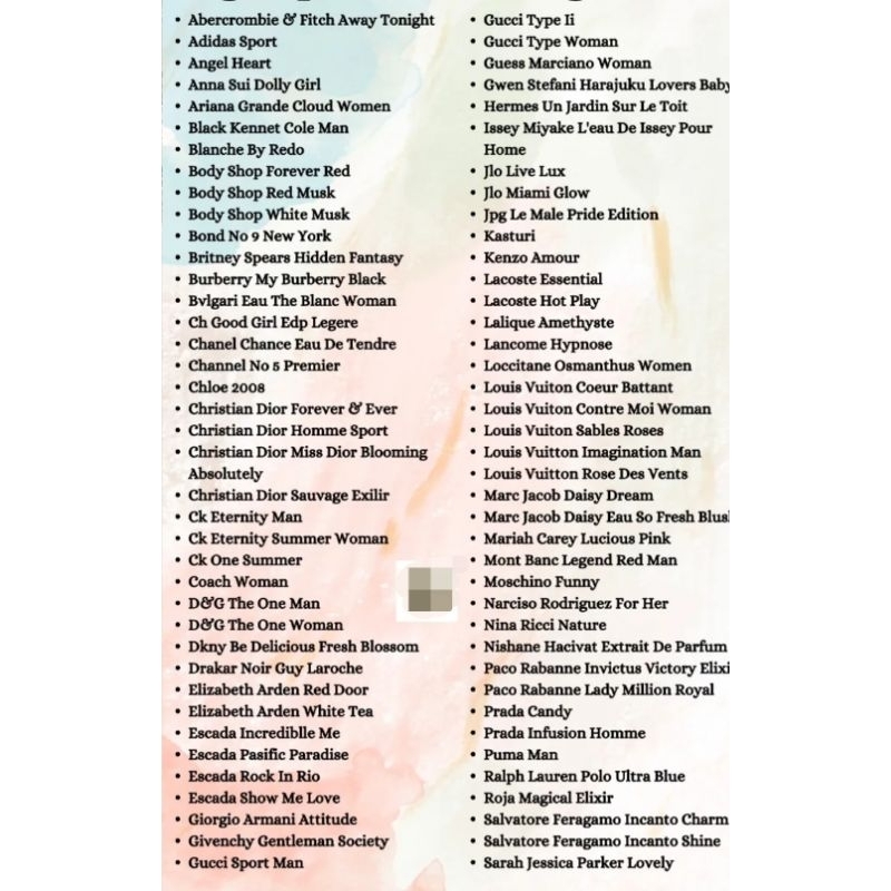 parfum inspired  bandung