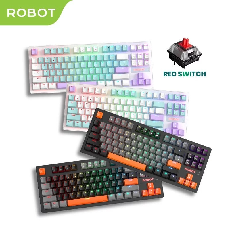 ROBOT WORKMATE III Keyboard Wired Mechanical Red Switch
