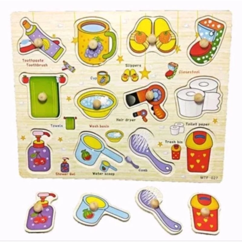 Puzzle Kayu Edukasi