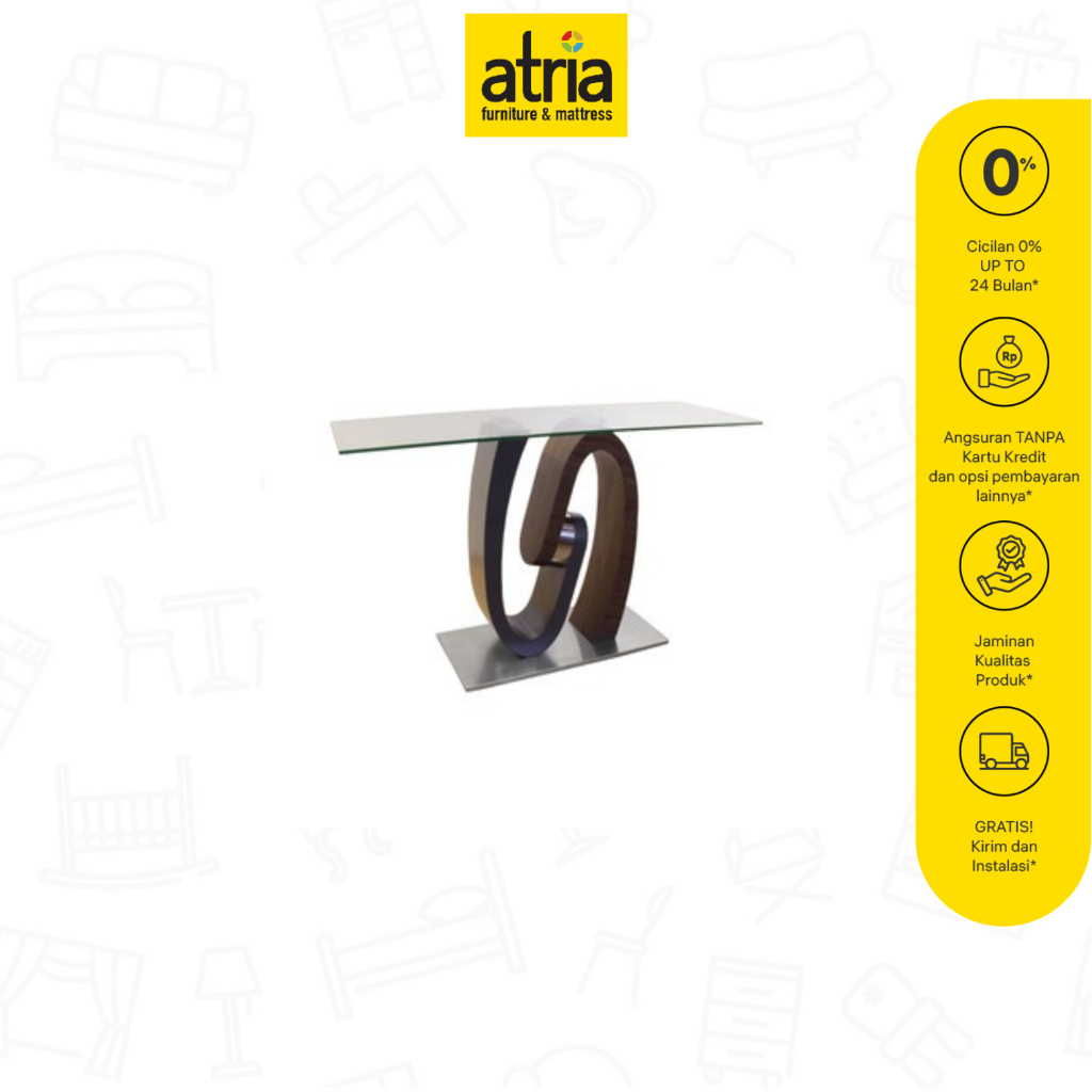 Atria Meja Treva Rectangular Console