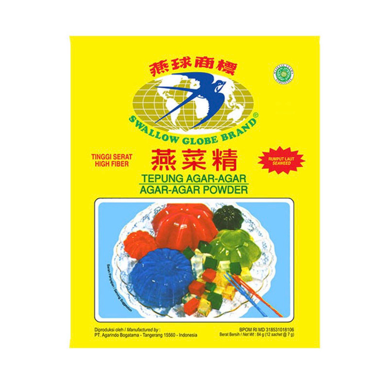 SWALLOW GLOBE TEPUNG AGAR-AGAR PLAIN 7g