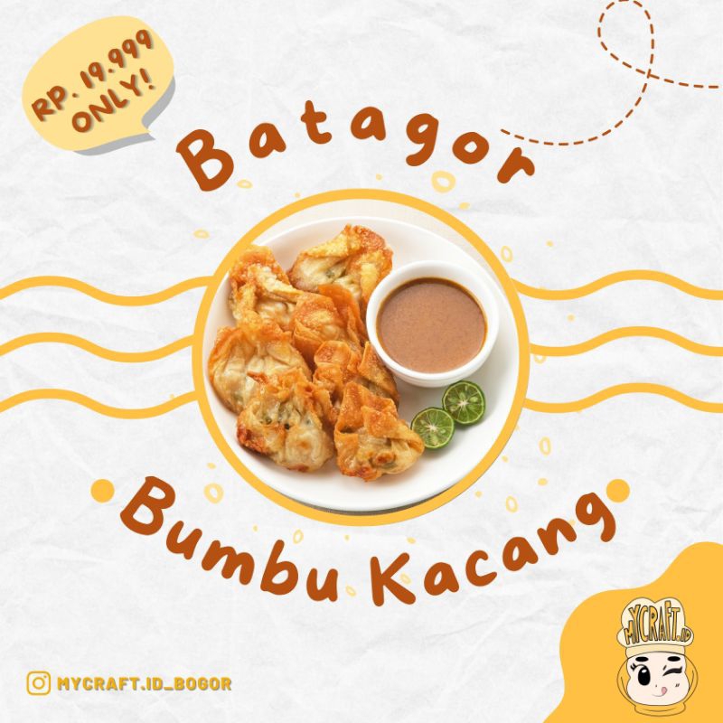 BATAGOR BUMBU KACANG