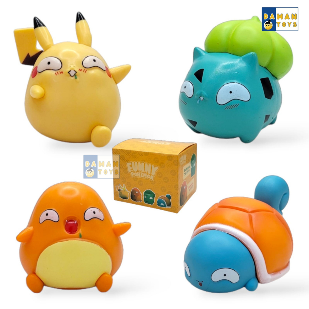Figure Pokemon Adorkable Starter Pikachu Chamander Squirtle Bulbasaur
