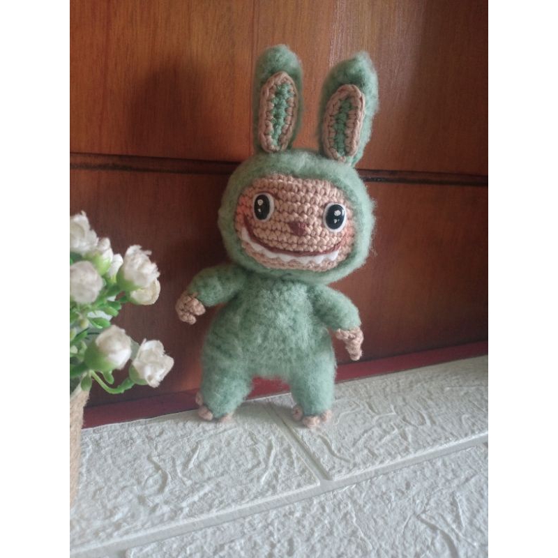 Boneka rajut / amigurumi Labubu