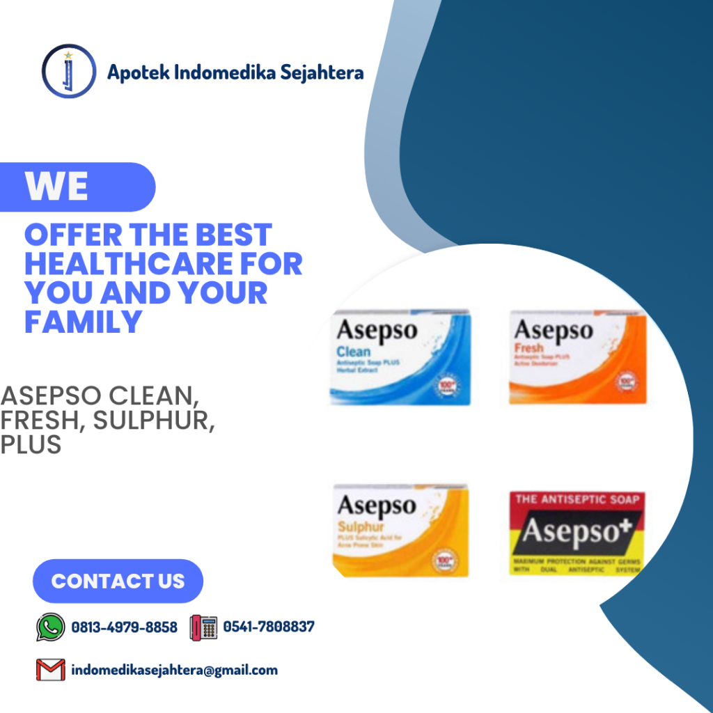 ASEPSO CLEAN, SULPHUR, FRESH, PLUS