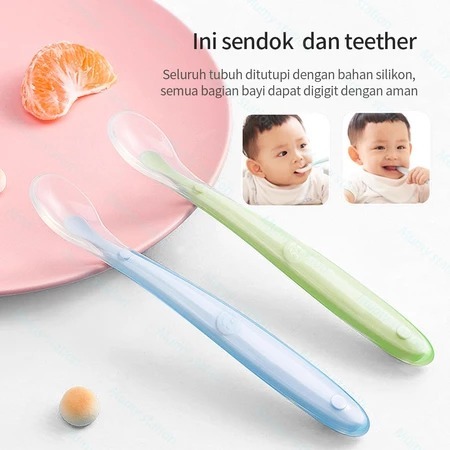 Sendok Silikon Bayi Lembut High Quality