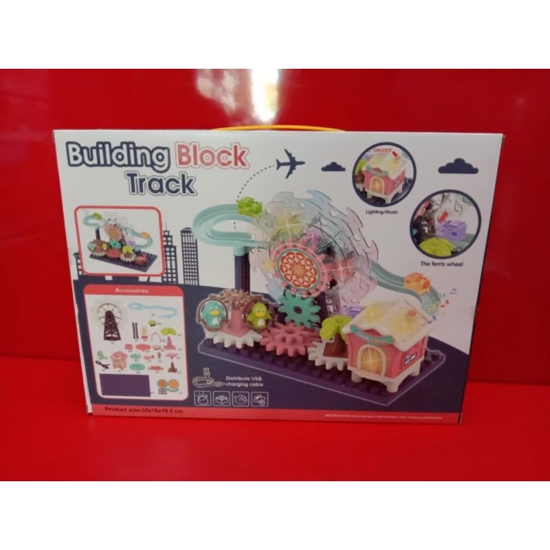 Mainan Building Block Track