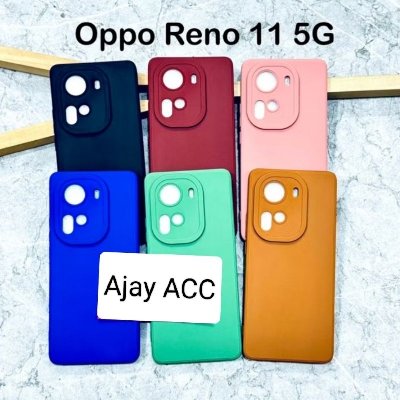 Softcase pro camera Oppo Reno11 5G macaron
