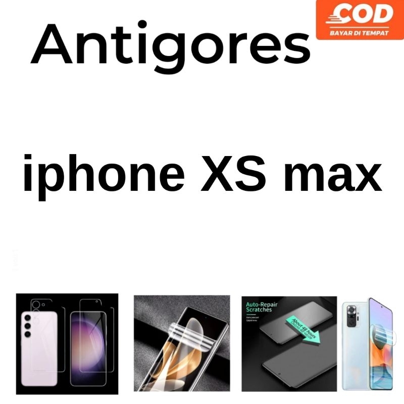 Antigores hydrogel all type iphobe XS max