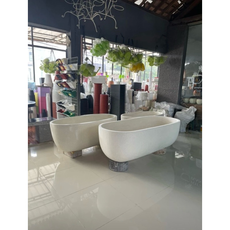 bathtub minimalis terrazo