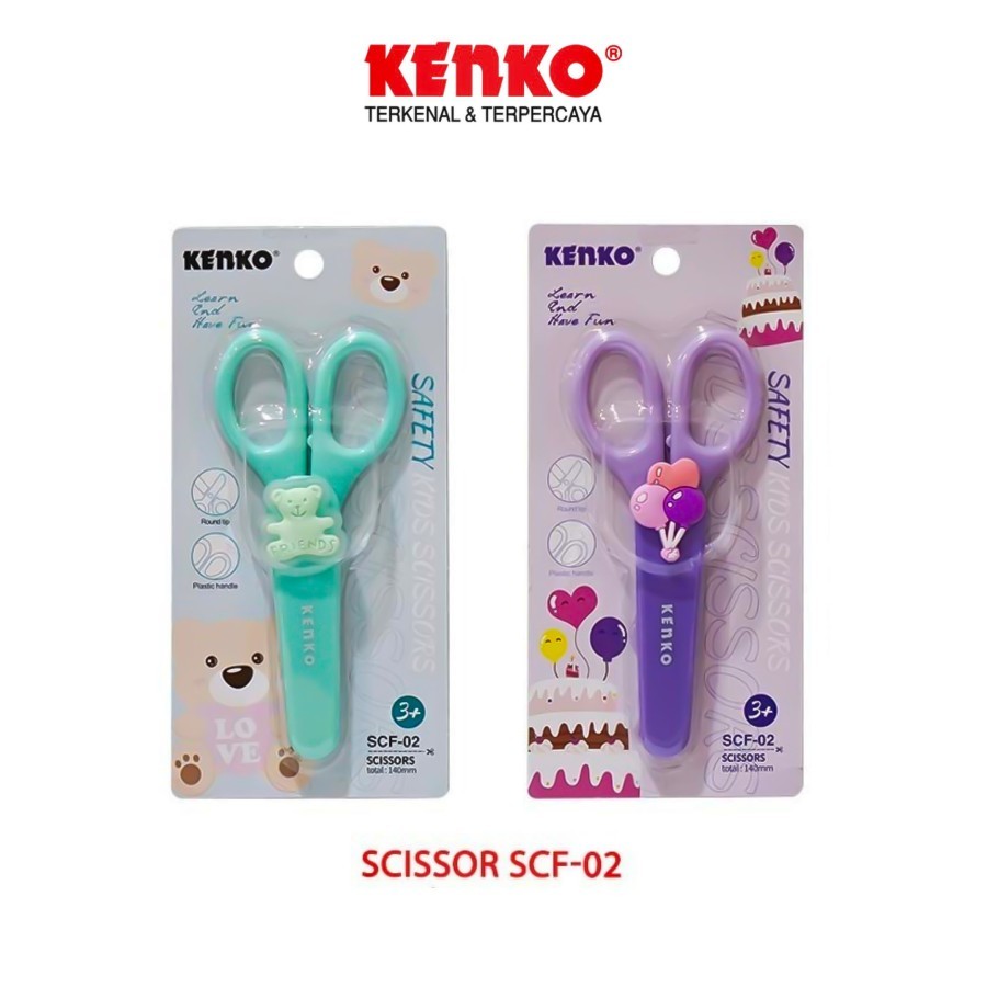 Scissors Gunting Kenko SCF-02 Bear / Baloon