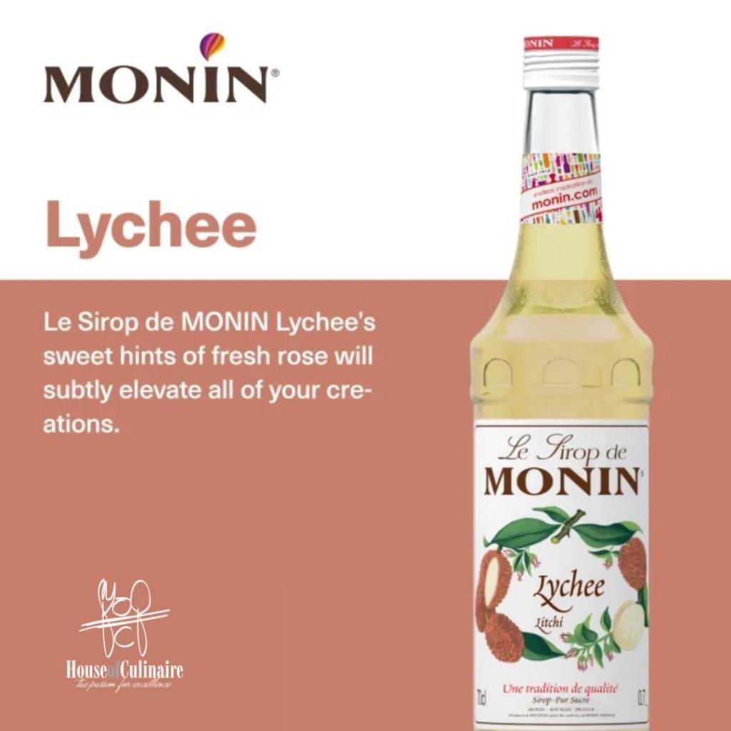MONIN FLAVORS LYCHEE 700 ML